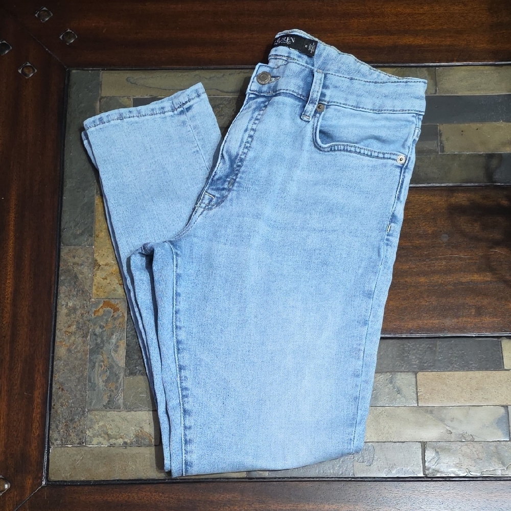 Lauren Ralph Lauren Light Wash Skinny Jeans